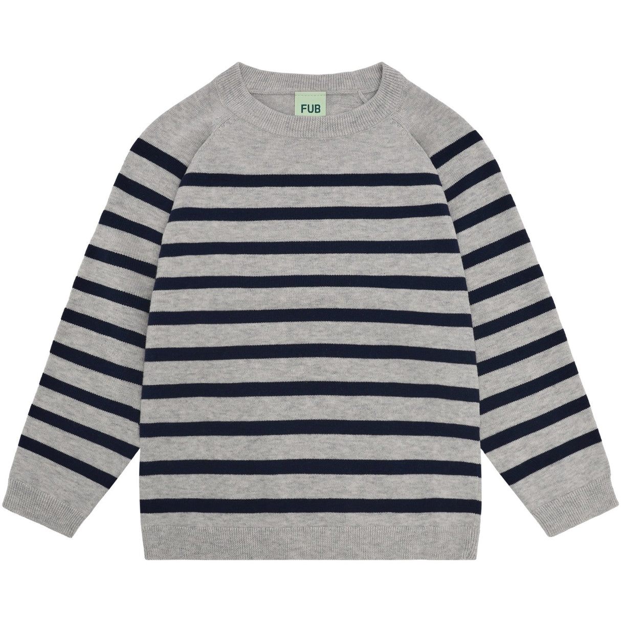 FUB Light Grey Melange/Dark Navy Crew