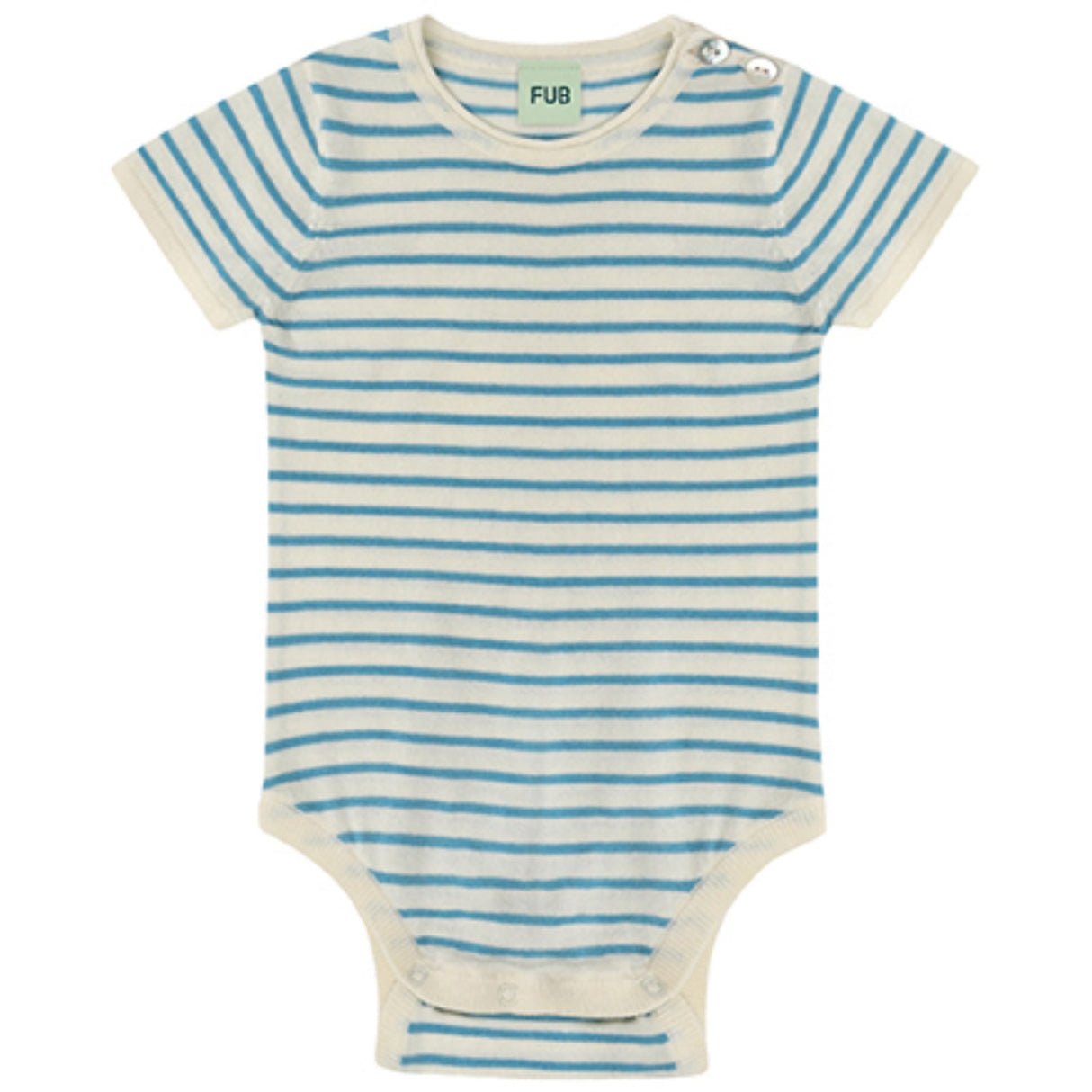 FUB Ecru/Sea Baby SS Body