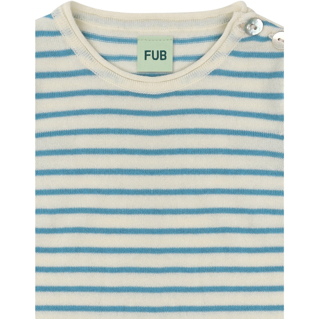 FUB Ecru/Sea Baby SS Body