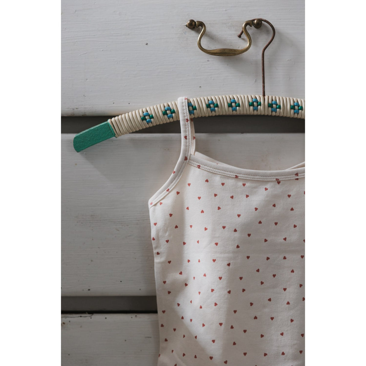 Petit Piao Misty Rose Strawberry AOP PPStar Girls Undertrøye 2-pack