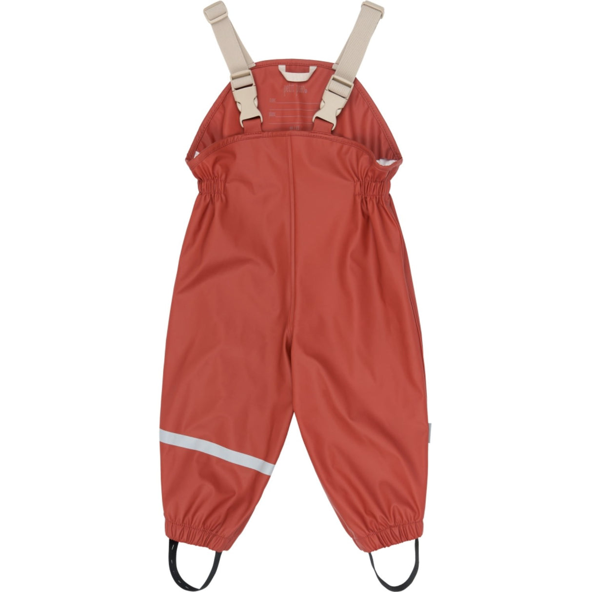 Petit Piao Dusty Rose Strawberry AOP PPDai Regntøy Sett W. Susp.