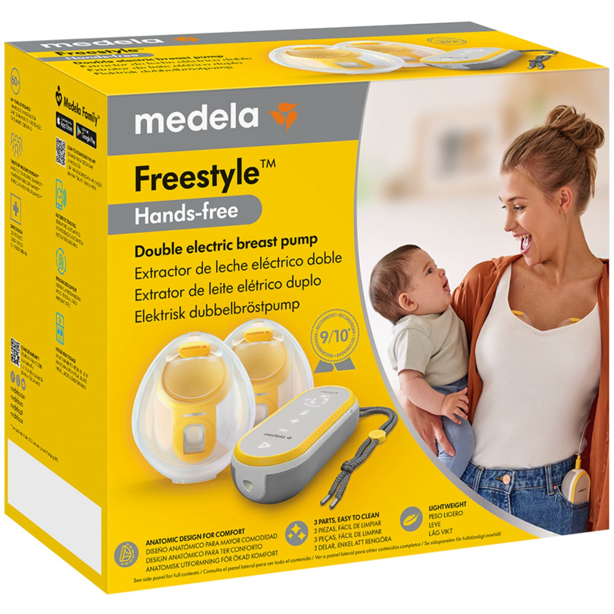 medela Freestyle Hands-Free Dobbel Elektrisk Brystpumpe