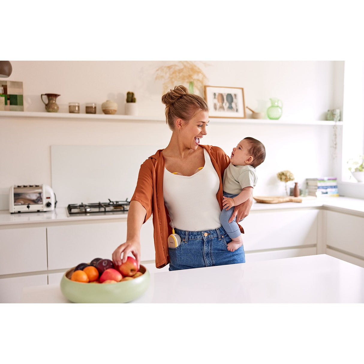 medela Freestyle Hands-Free Dobbel Elektrisk Brystpumpe