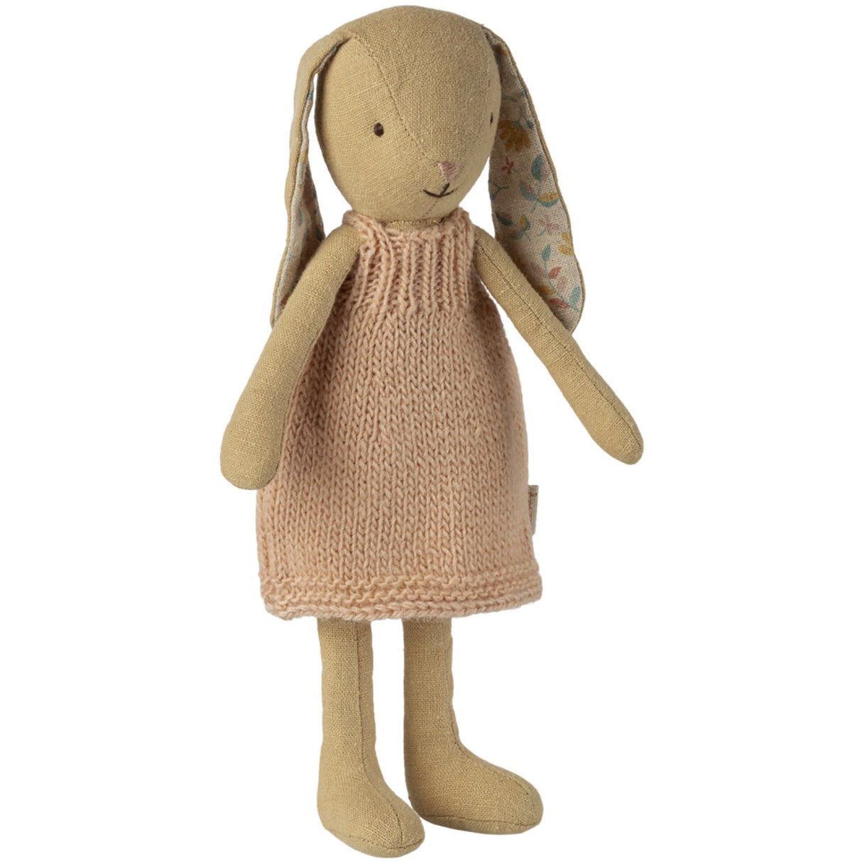 Maileg Kanin, Størrelse 1 - Cremegul - Strikket Kjole