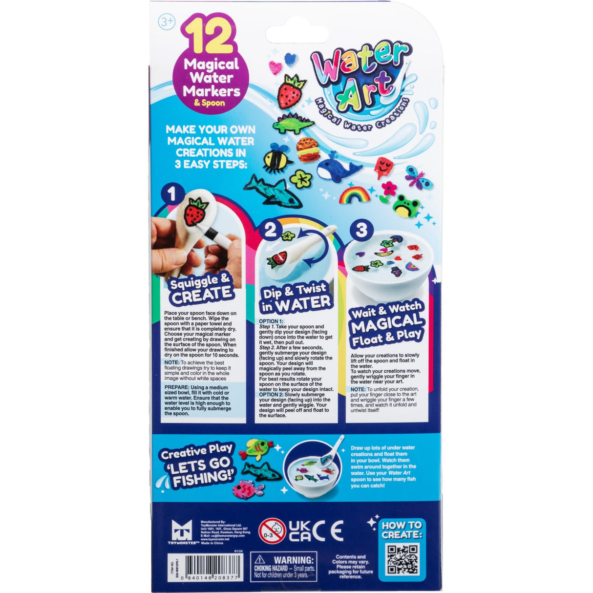 Water Art Sett Med 12 Markører