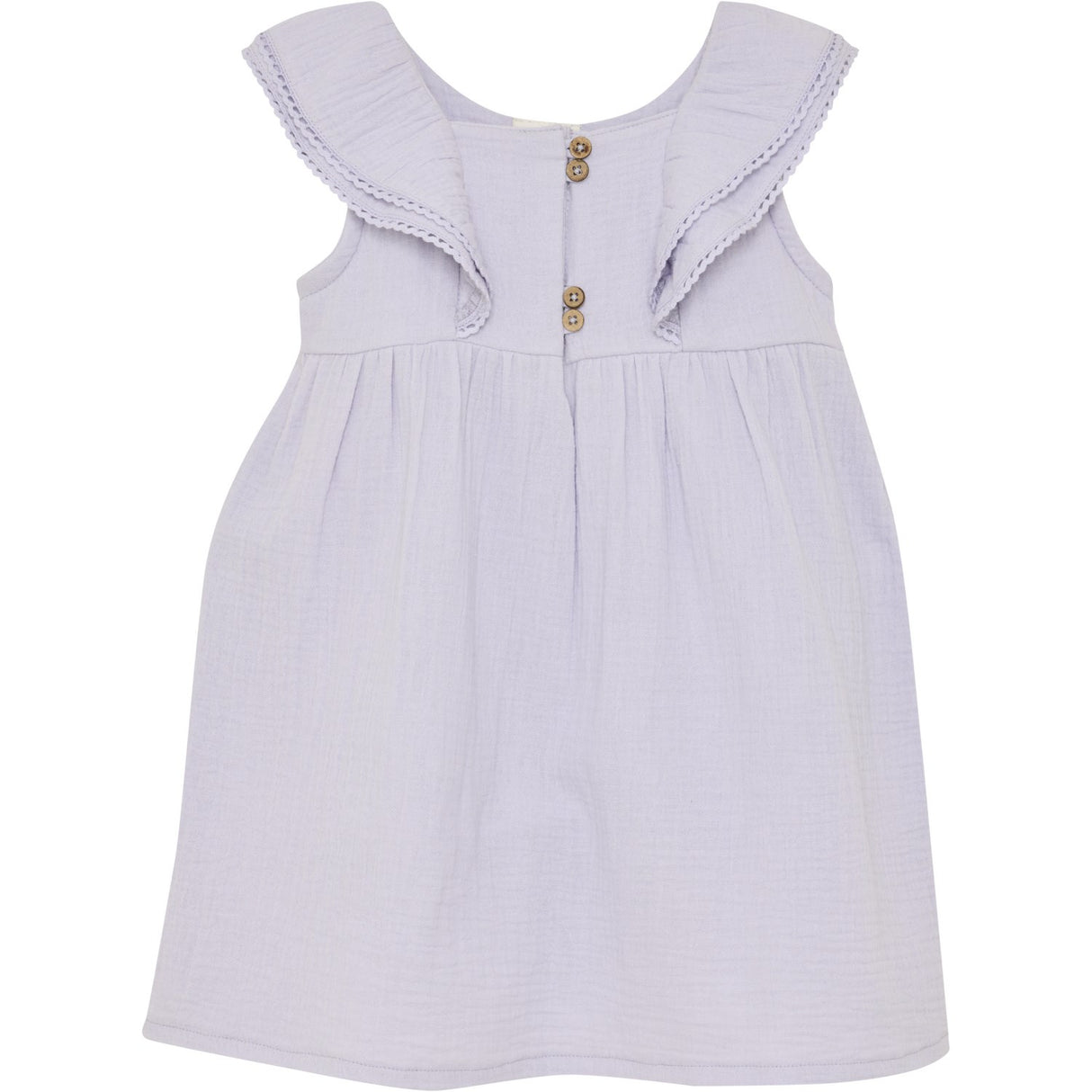 En Fant Purple Heather Kjole Ss Muslin