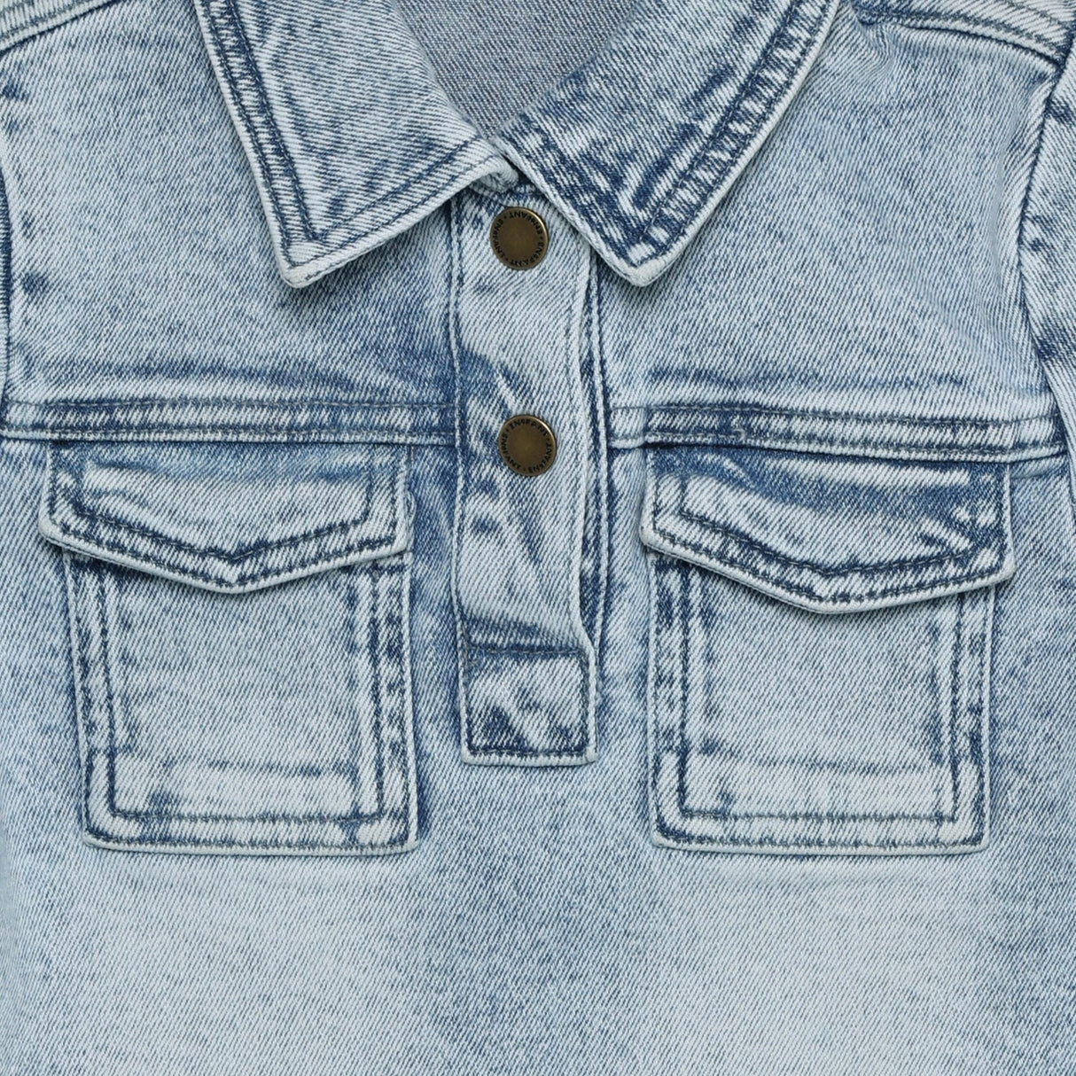 En Fant Light Blue Denim Kjole Denim