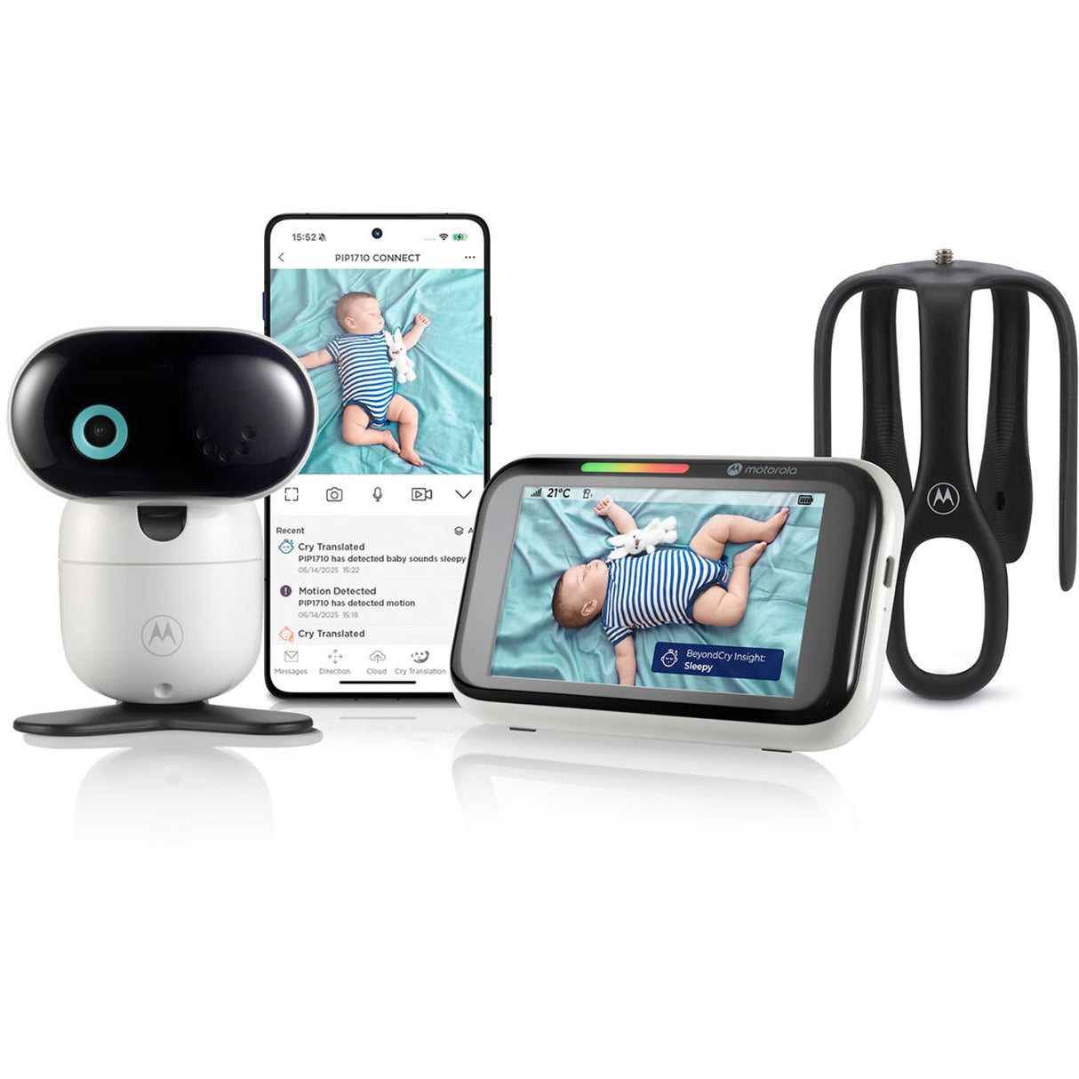 Motorola Hvid, Sort PIP1710 Babyalarm