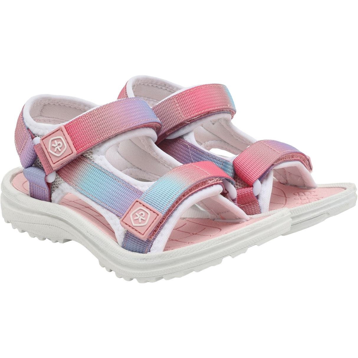 Color Kids Bridal Rose Colorblock Sandaler M/ Borrelås