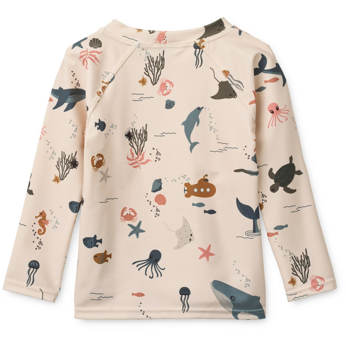 LIEWOOD Sea Creature / Sandy Noah Printed Longsleeve Swim Tee
