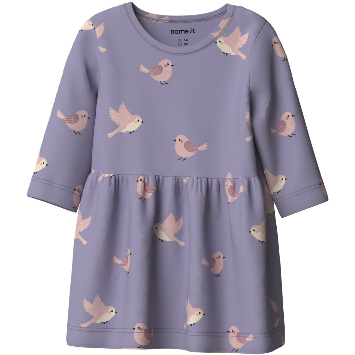 Name It Heirloom Lilac Birds Nbfvandora Ls Kjole Box