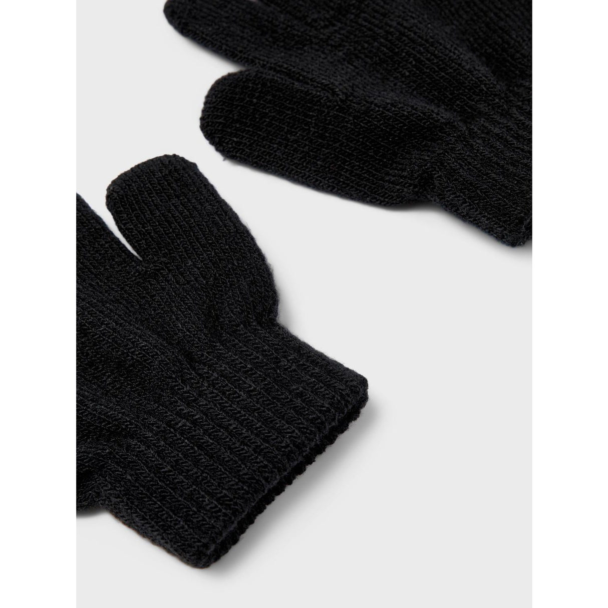 Name It Black Nmnmagic Strikk Hansker 3P