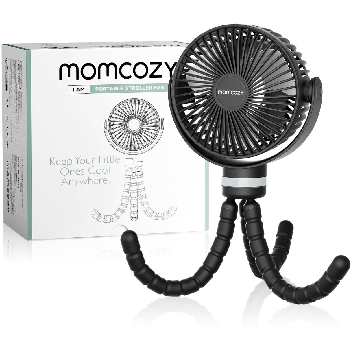 Momcozy Black Portable Stroller Fan