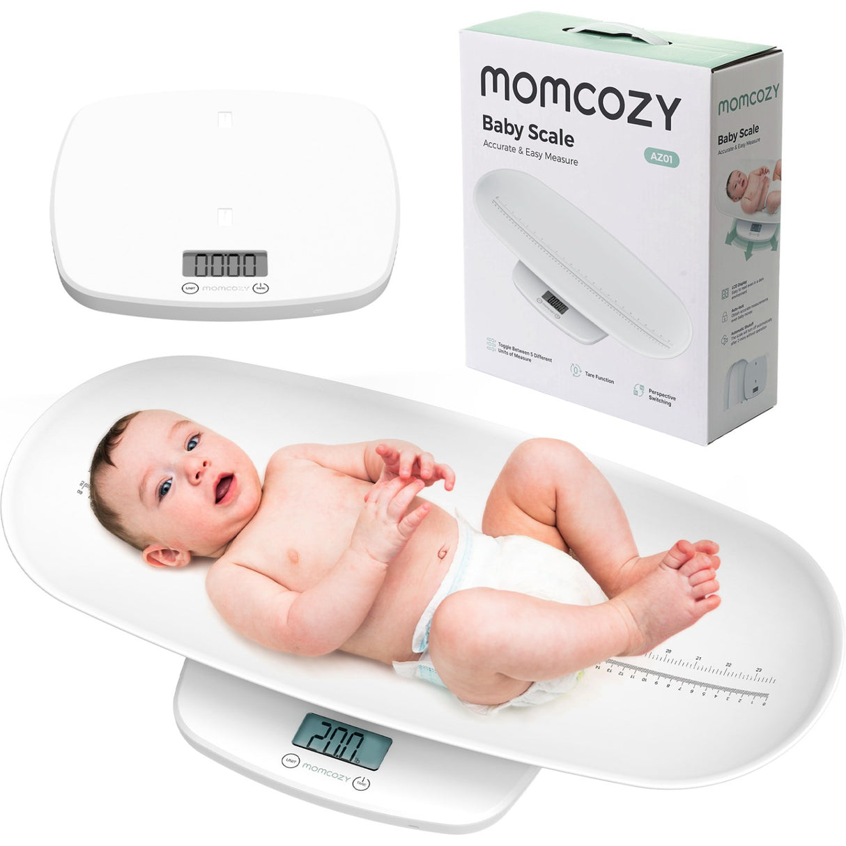 Momcozy Multi-Function Baby Scale - Weight & Height Measurement
