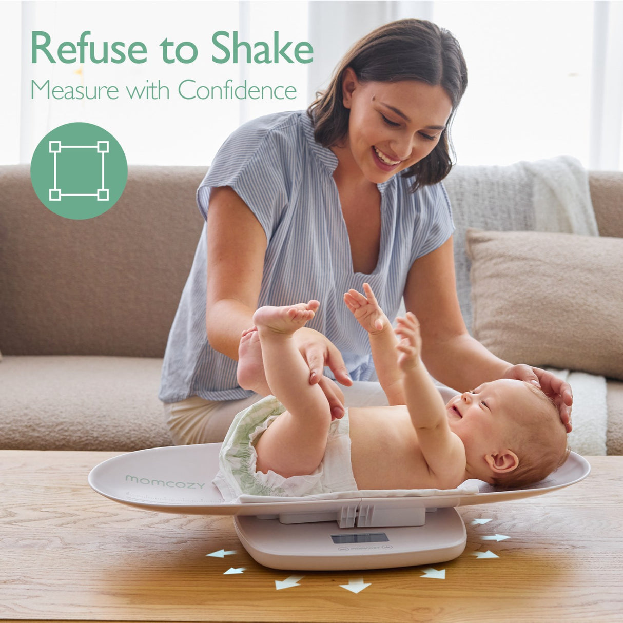 Momcozy Multi-Function Baby Scale - Weight & Height Measurement