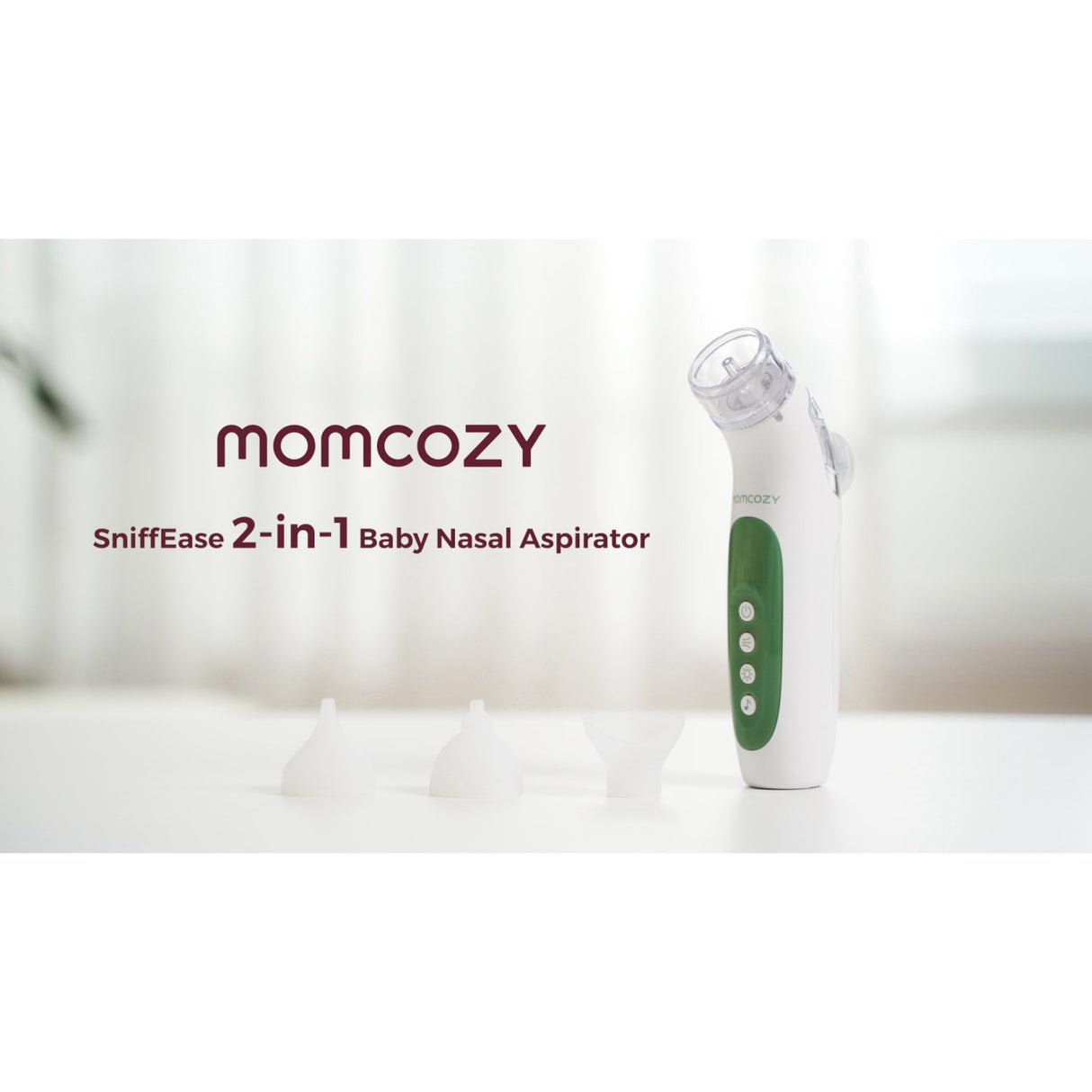 Momcozy BreezyClear™ 2-i-1 Spray & Suction Electric Nasal