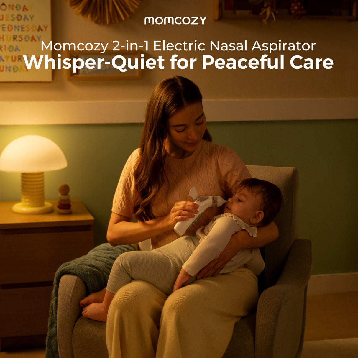 Momcozy BreezyClear™ 2-i-1 Spray & Suction Electric Nasal