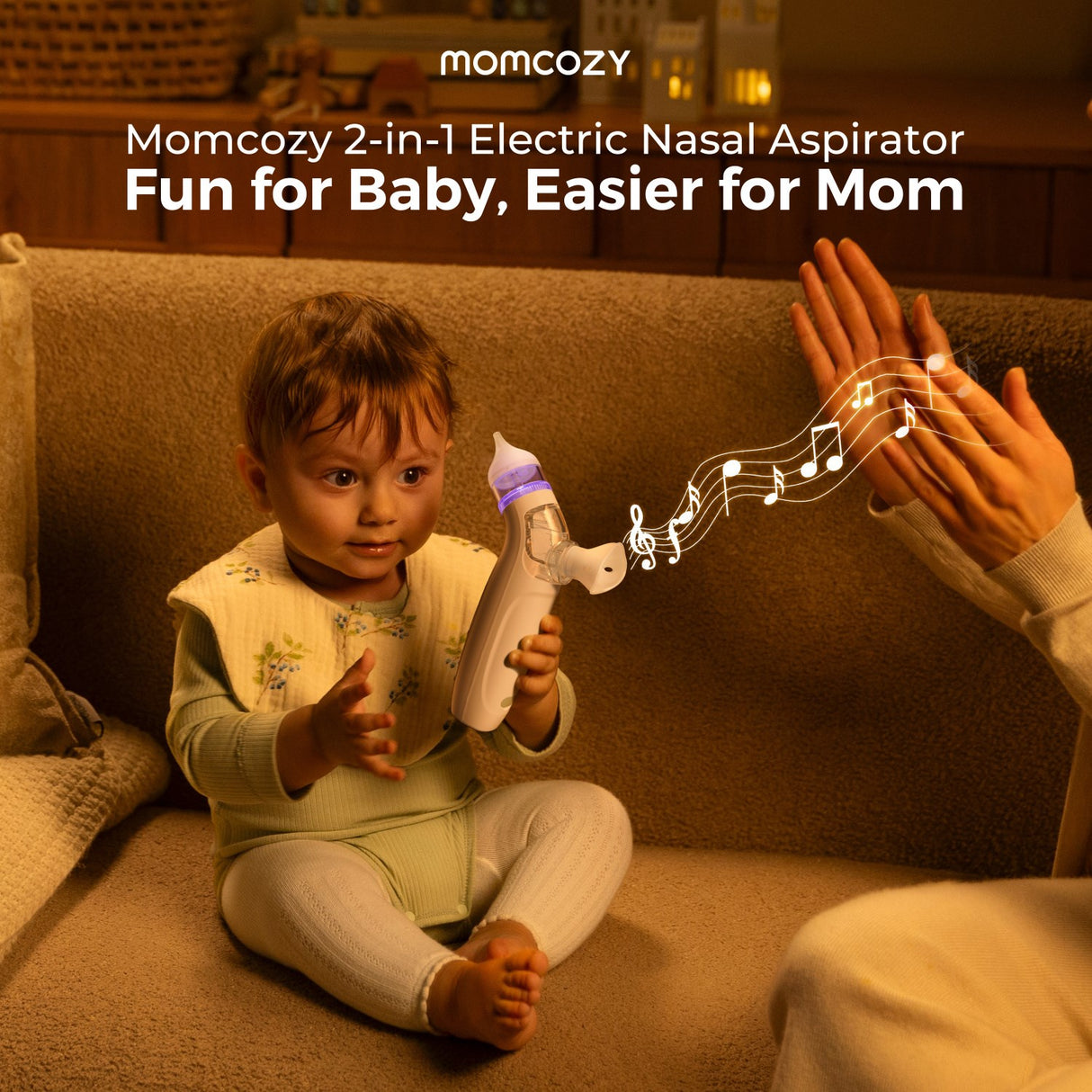 Momcozy BreezyClear™ 2-i-1 Spray & Suction Electric Nasal