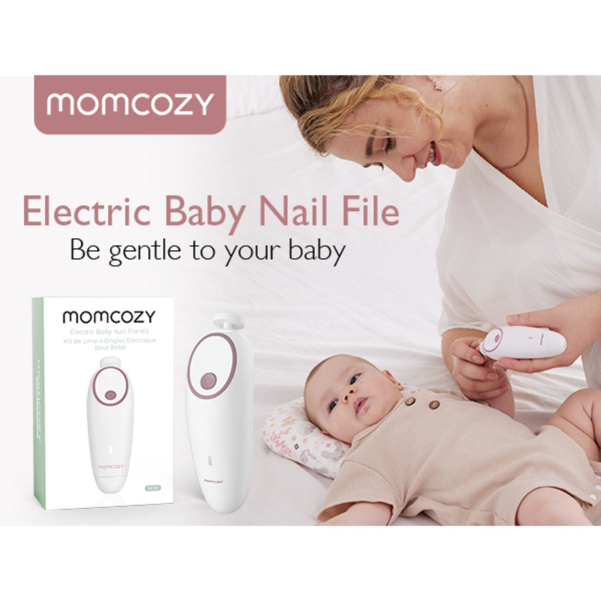 Momcozy Electric Baby Nail File - Low Noise