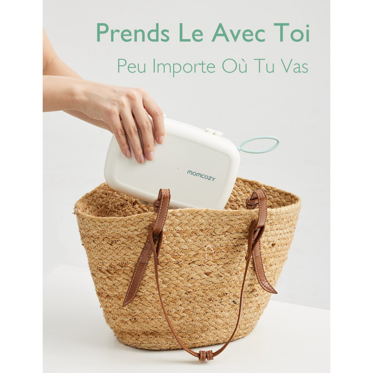 Momcozy Green 7 In 1 Baby Flaske Brush Sett