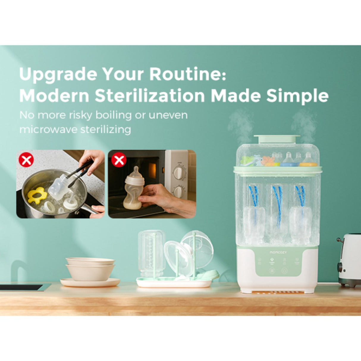 Momcozy BS04 4-in-1 Flaske Sterilizer And Dryer
