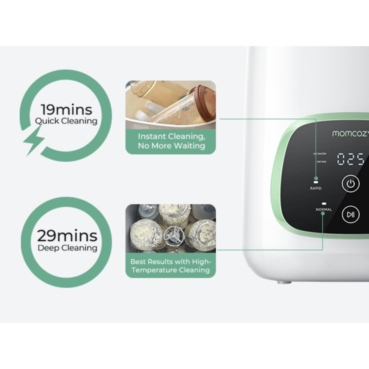 Momcozy KleanPal Pro Baby Flaske Washer