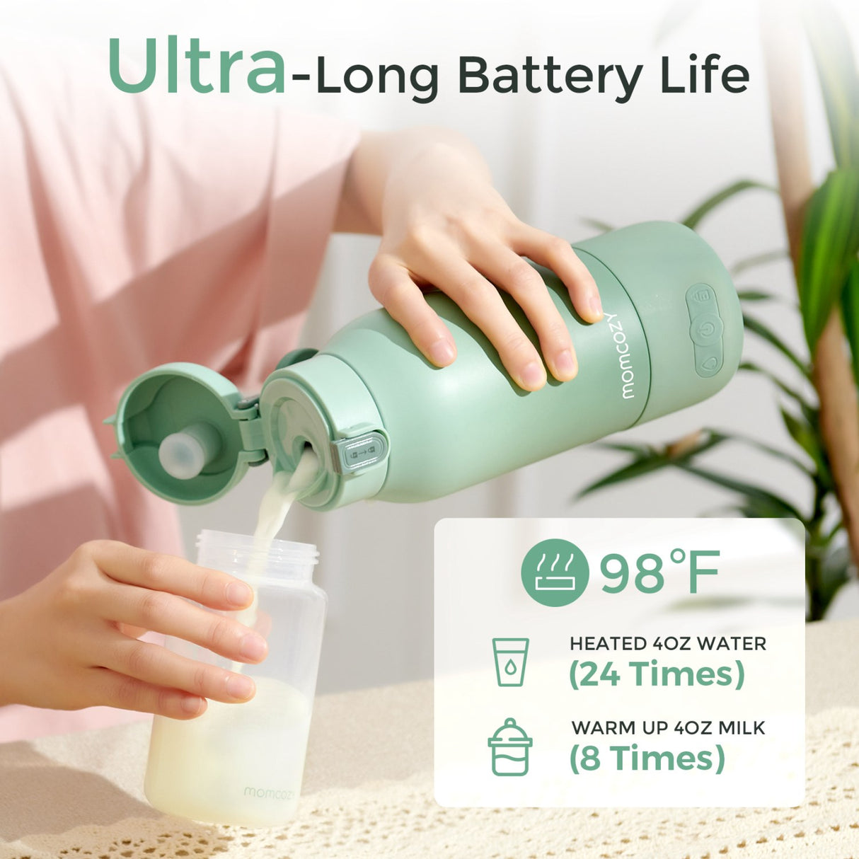 Momcozy Portable Breast Milk & Water Warmer For Travel