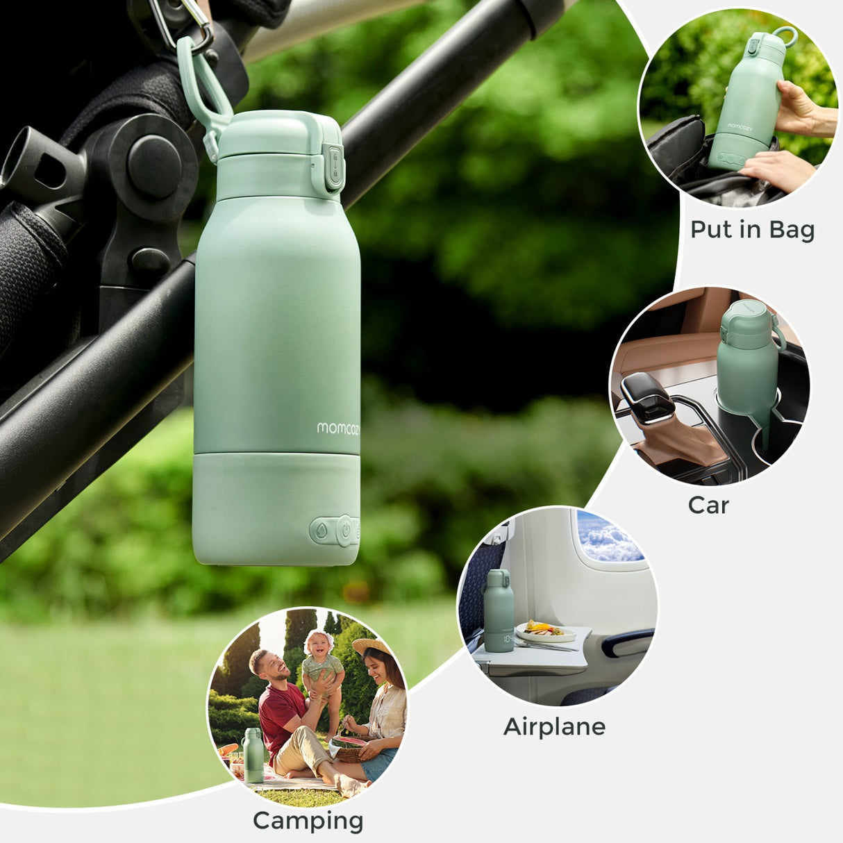 Momcozy Portable Breast Milk & Water Warmer For Travel