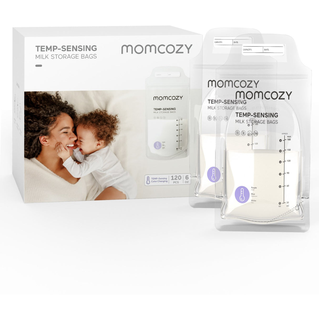 Momcozy Brystmælk Veske 120-Pack