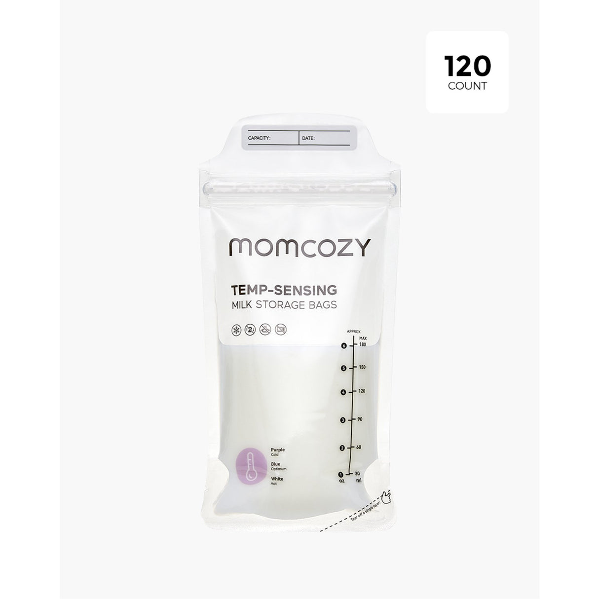 Momcozy Brystmælk Veske 120-Pack