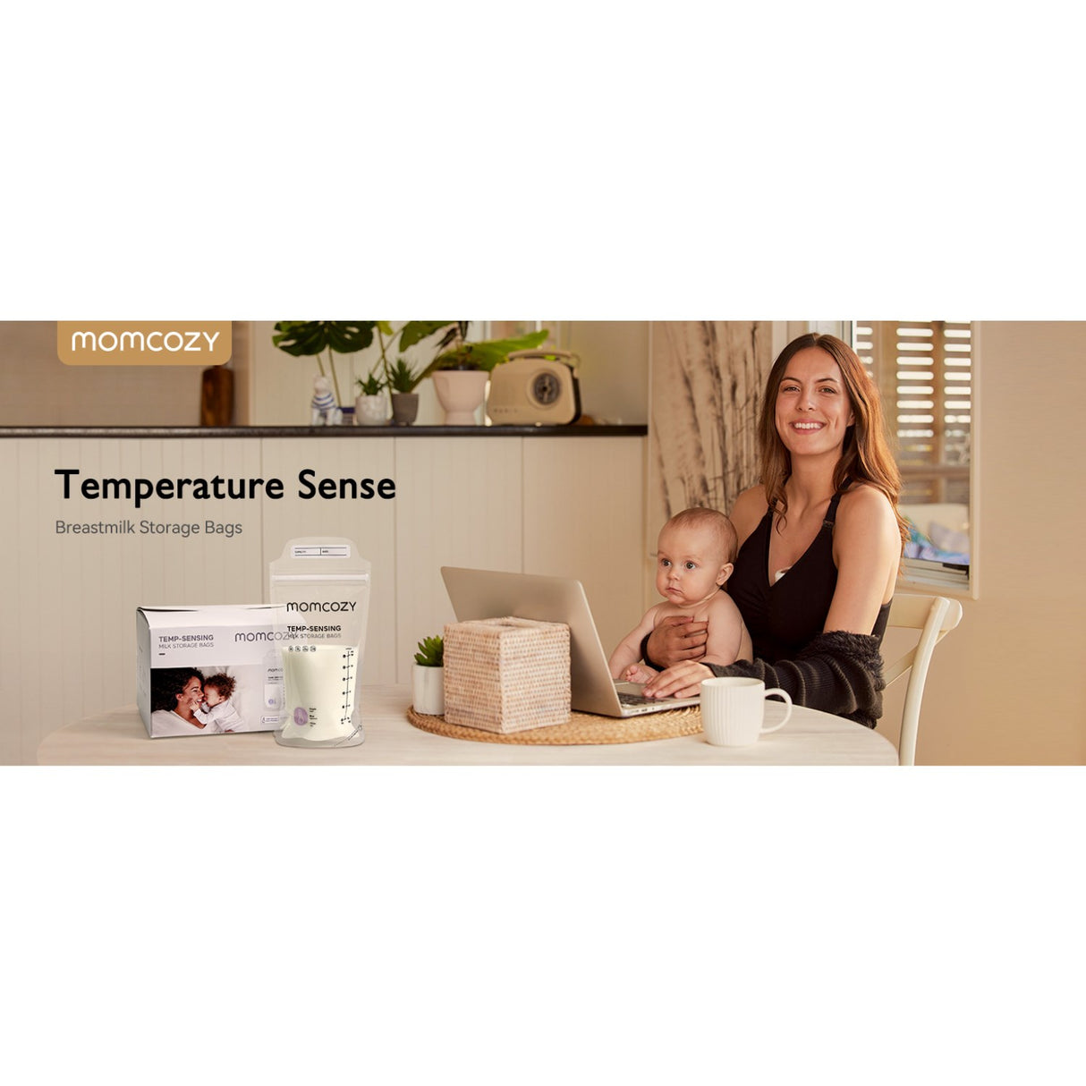 Momcozy Brystmælk Veske 120-Pack