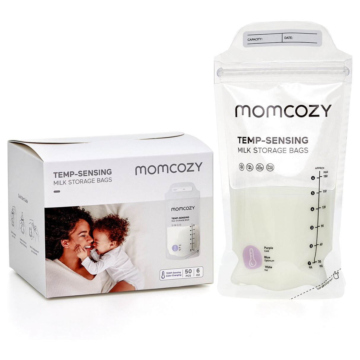 Momcozy Brystmælk Veske 50-Pack