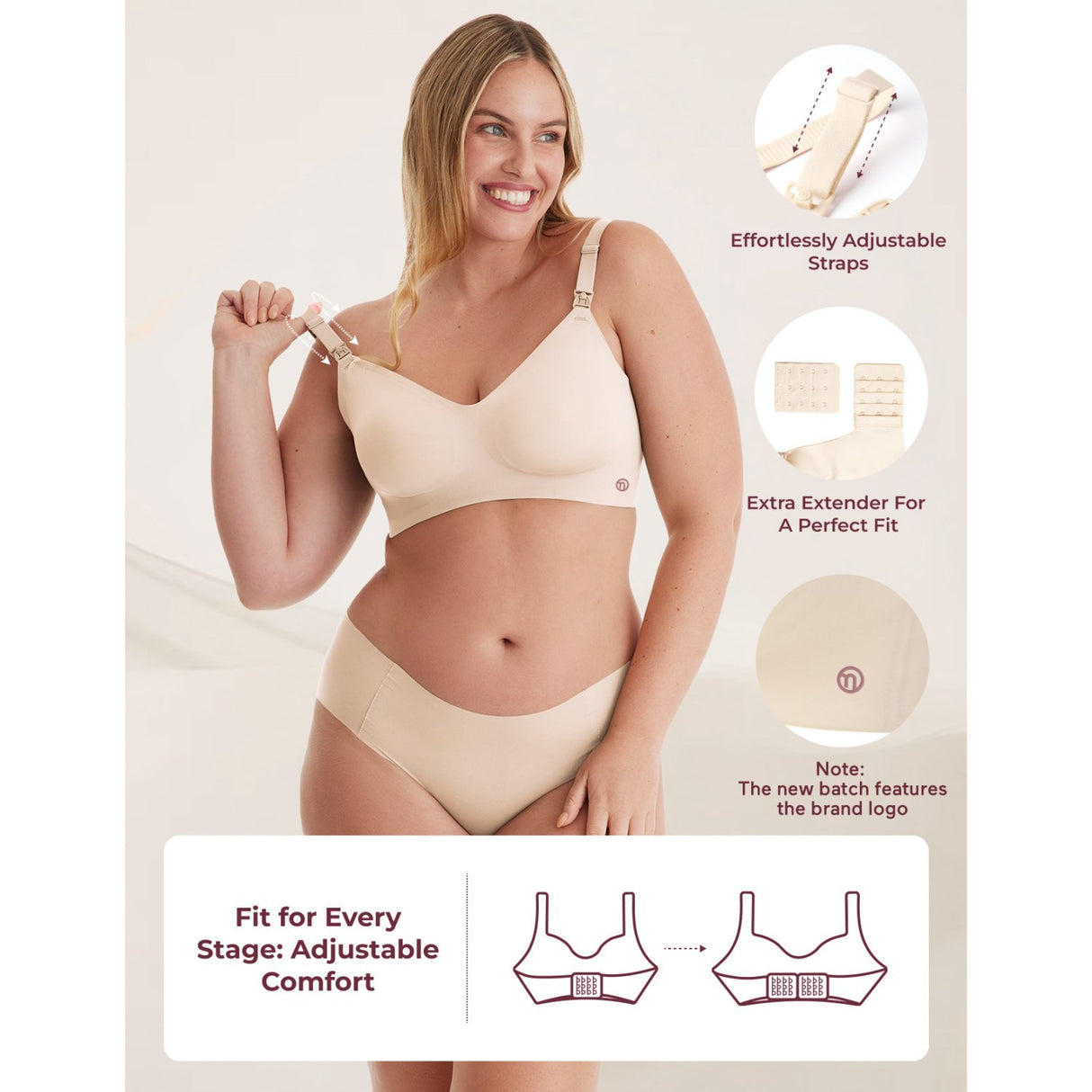 Momcozy Natural YN21 Maternity Nursing BH