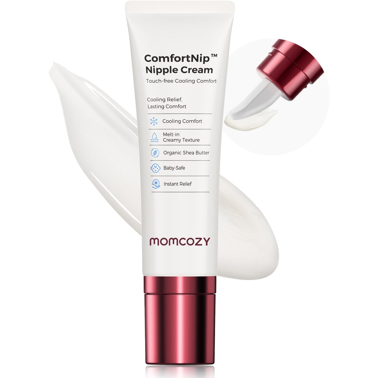 Momcozy 100% Natural Nipple Cream, Vegan Lanolin-free Nipple Butter