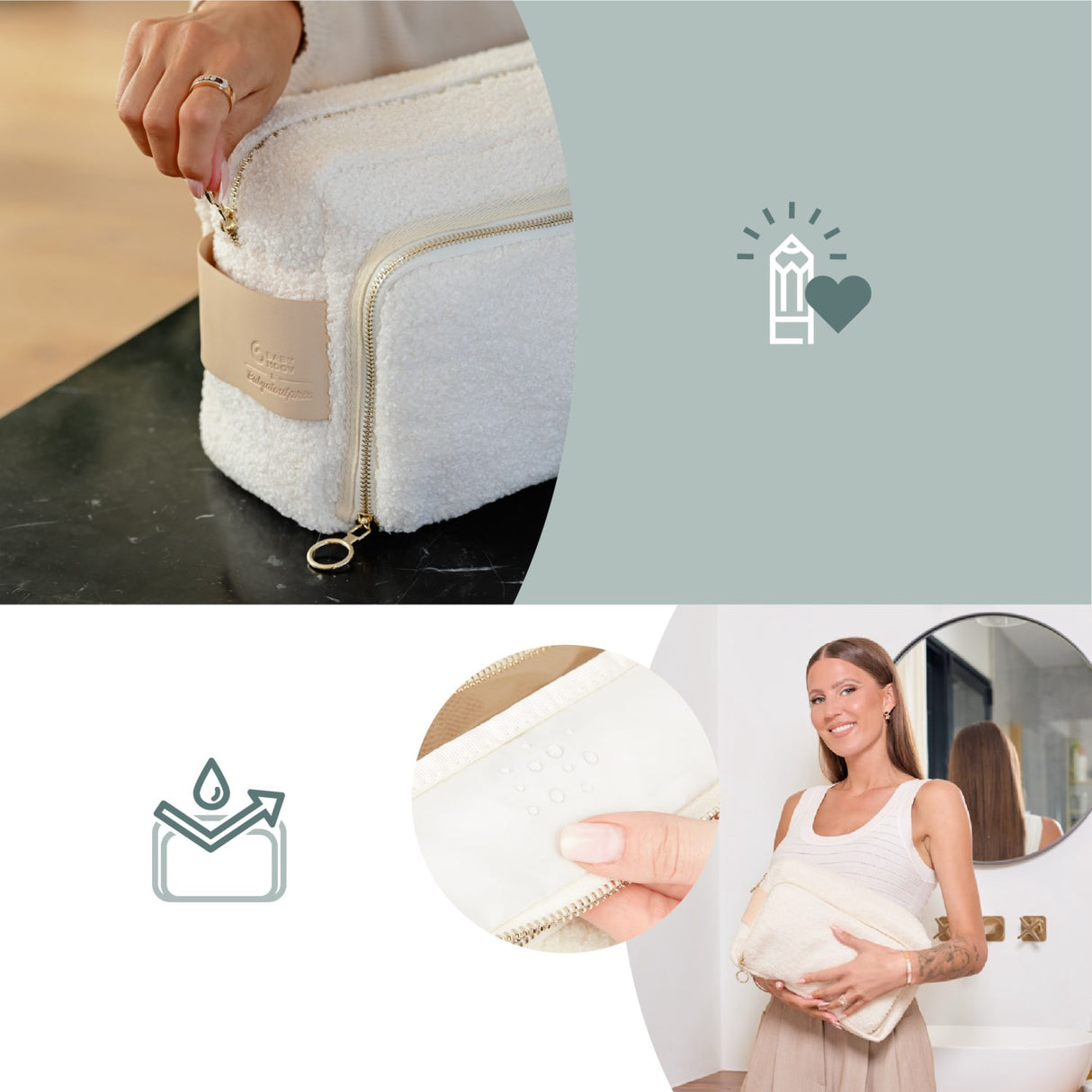 Babymoov Curl White Toiletry Sett