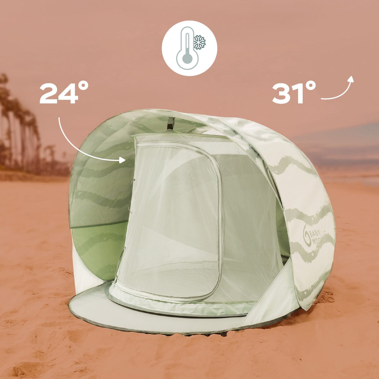Babymoov Green Lagoon Anti UV Shelter Moov & Protect