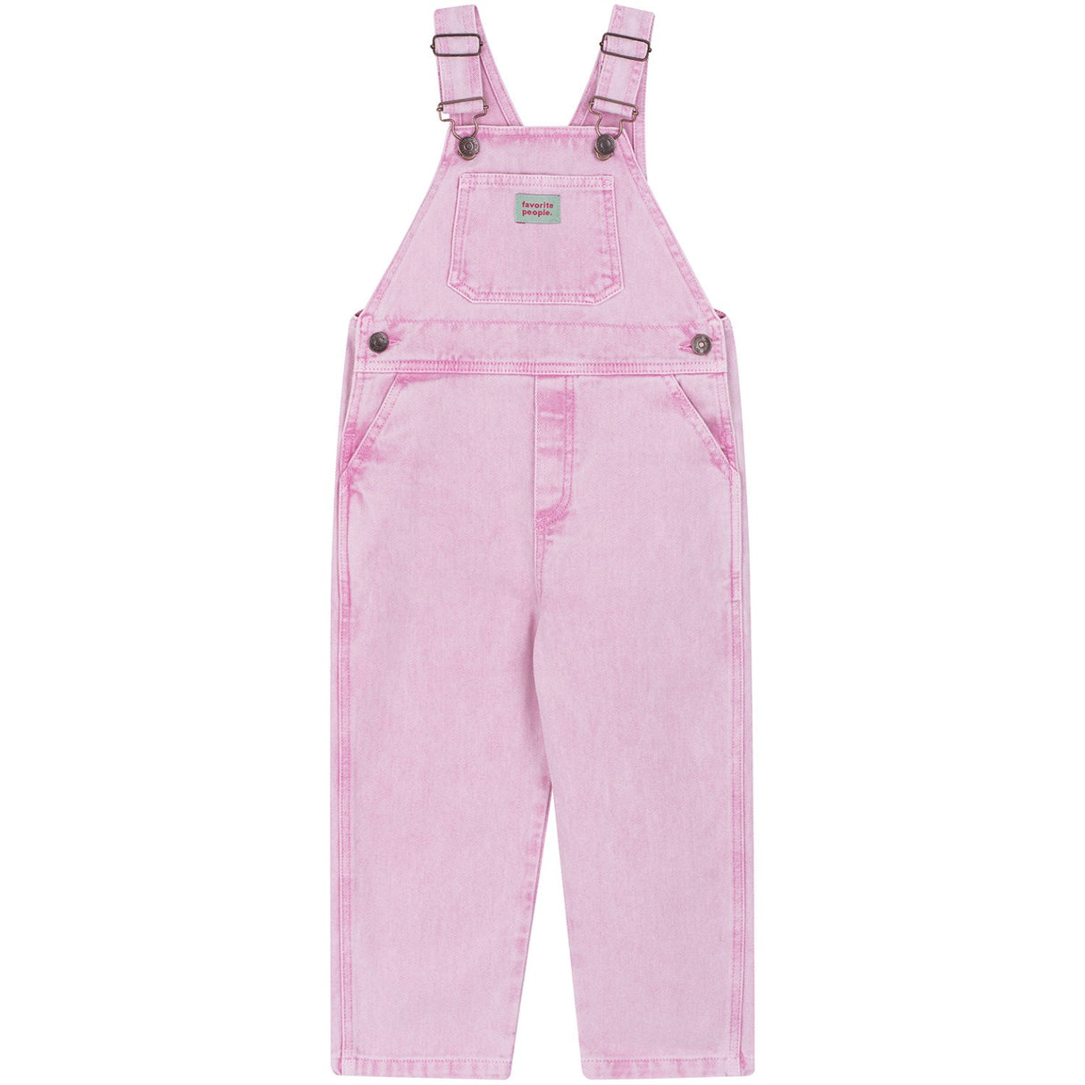favorite people Fuchsia Pink Overalls Kids