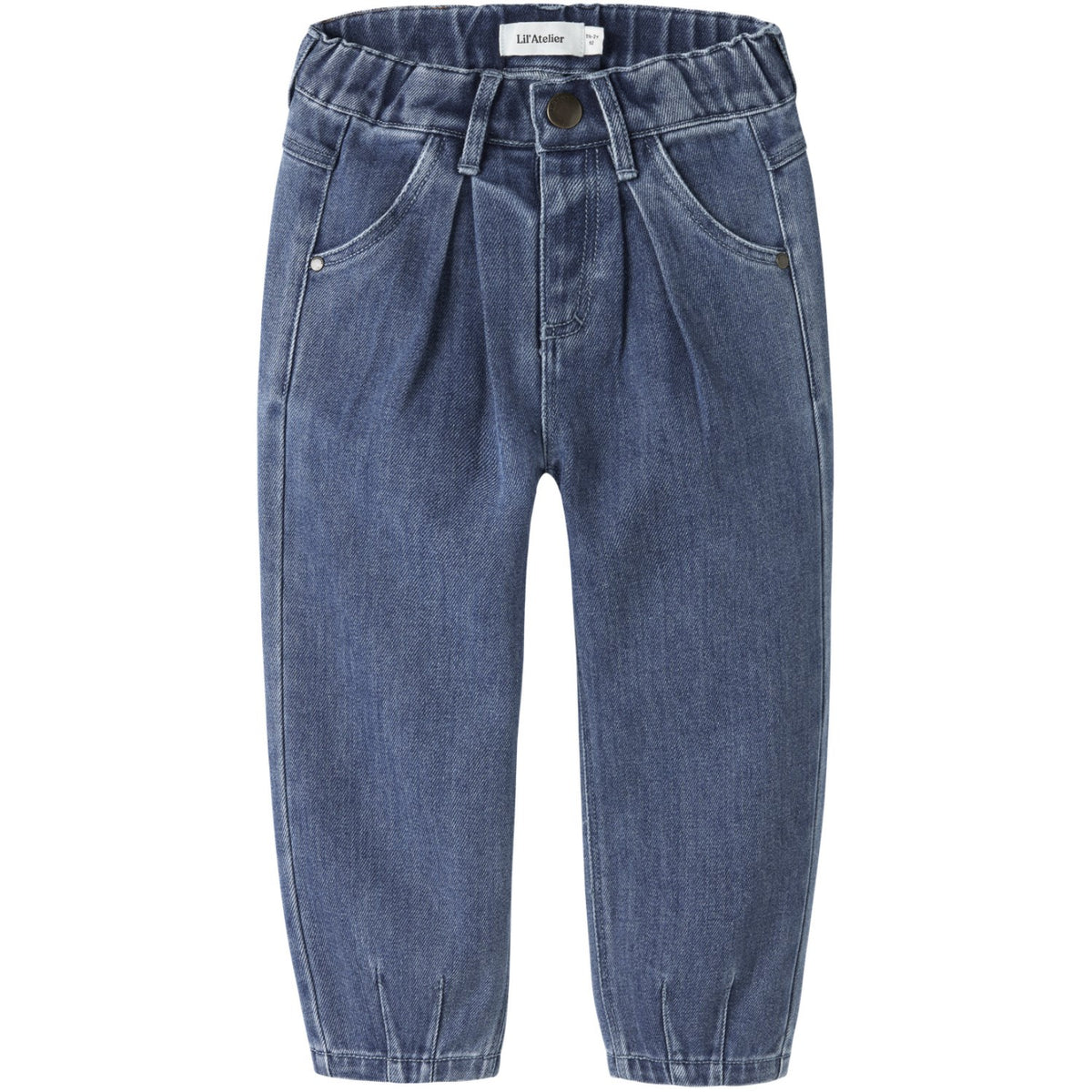 Lil'Atelier Dark Blue Denim Nmnobello Baggy Jeans 1144-Se Lil
