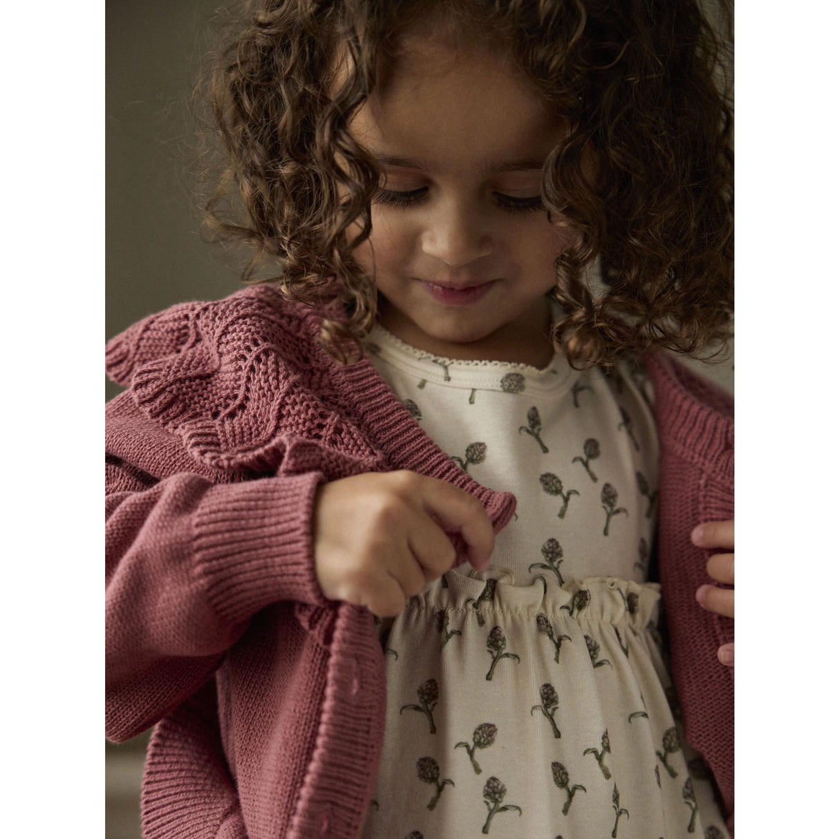 Lil'Atelier Turtledove Artichoke Nmfgayo Sel Ls Kjole Lil