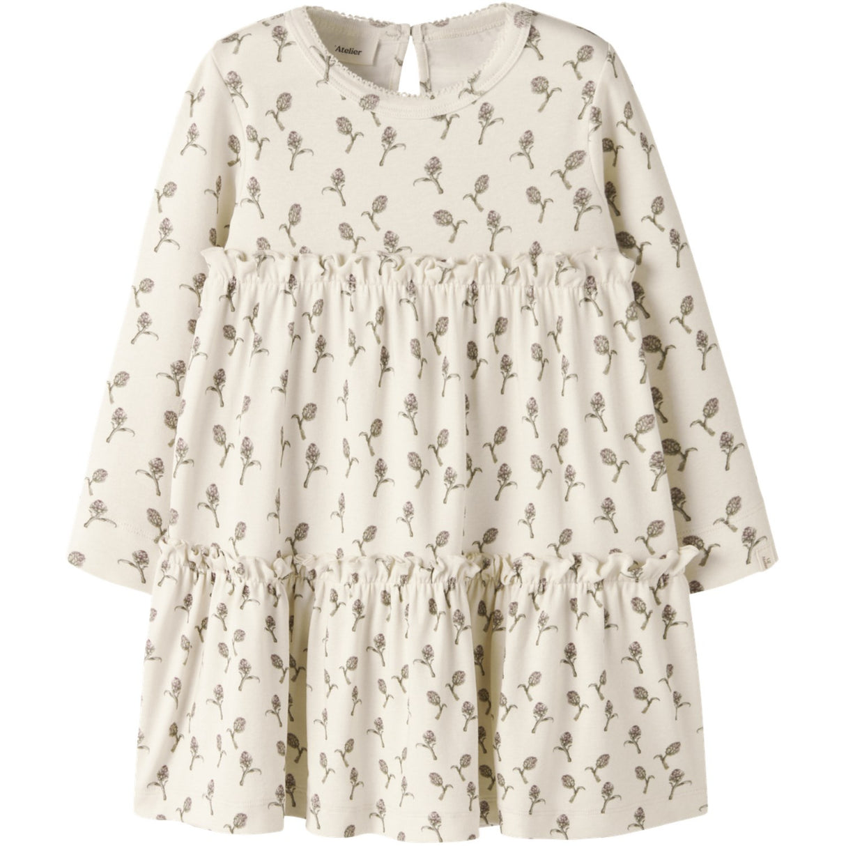 Lil'Atelier Turtledove Artichoke Nmfgayo Sel Ls Kjole Lil
