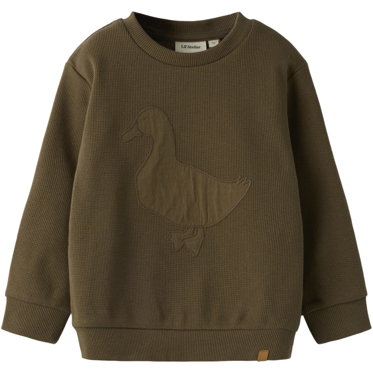 Lil'Atelier Teak Nmmnaffel Ls Loose Sweat Lil