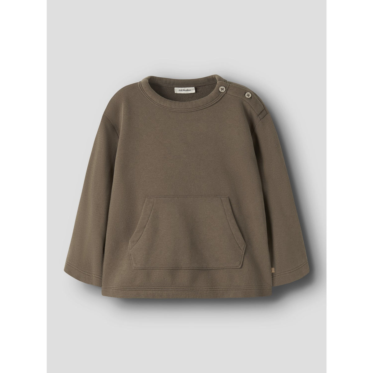 Lil'Atelier Teak Nmmilondon Rea Ls Loose Sweat Bru Lil