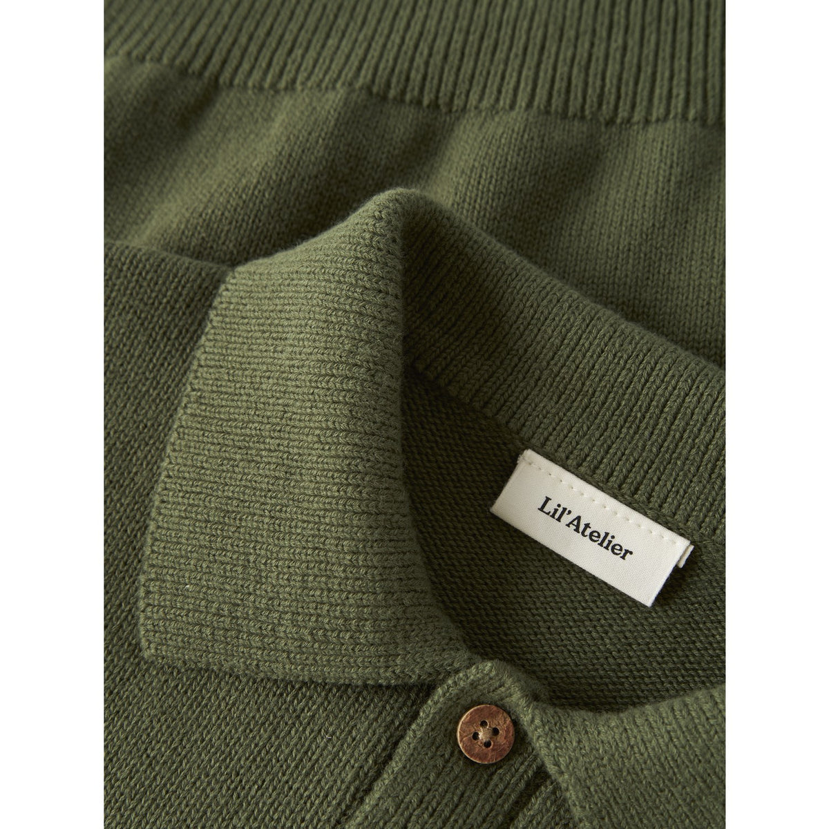 Lil'Atelier Cypress Nmmolo Ls Strikk Polo Lil