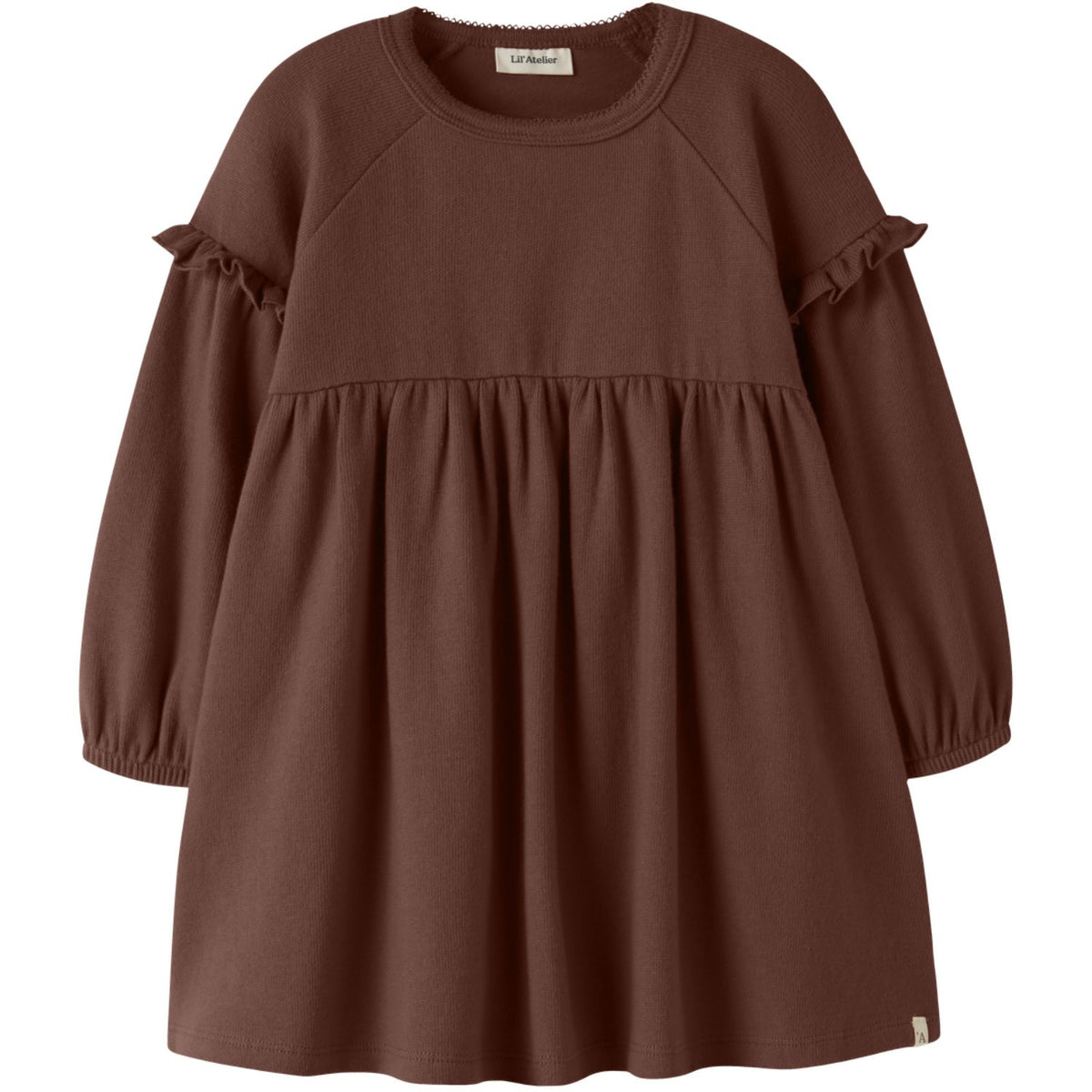 Lil'Atelier Mahogany Nmfthoro Hen Ls Loose Kjole Lil