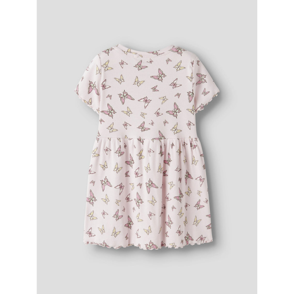 Name It Cradle Pink Butterflies Nmfvemma Ss Aop Kjole
