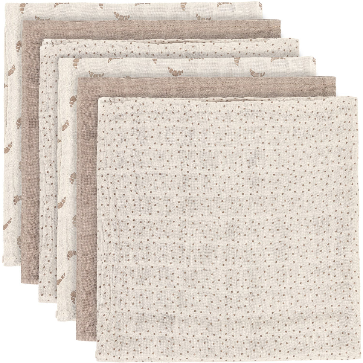 Pippi Silver Lining Muslin Cloth (6-Pack)
