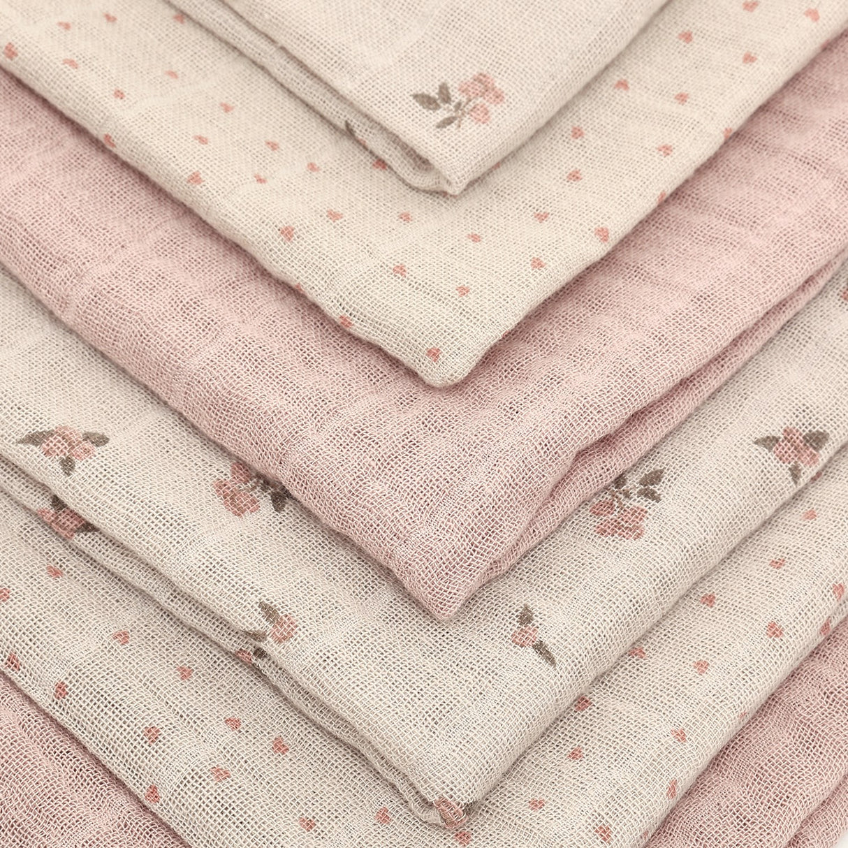 Pippi Shadow Gray Muslin Cloth (6-Pack)