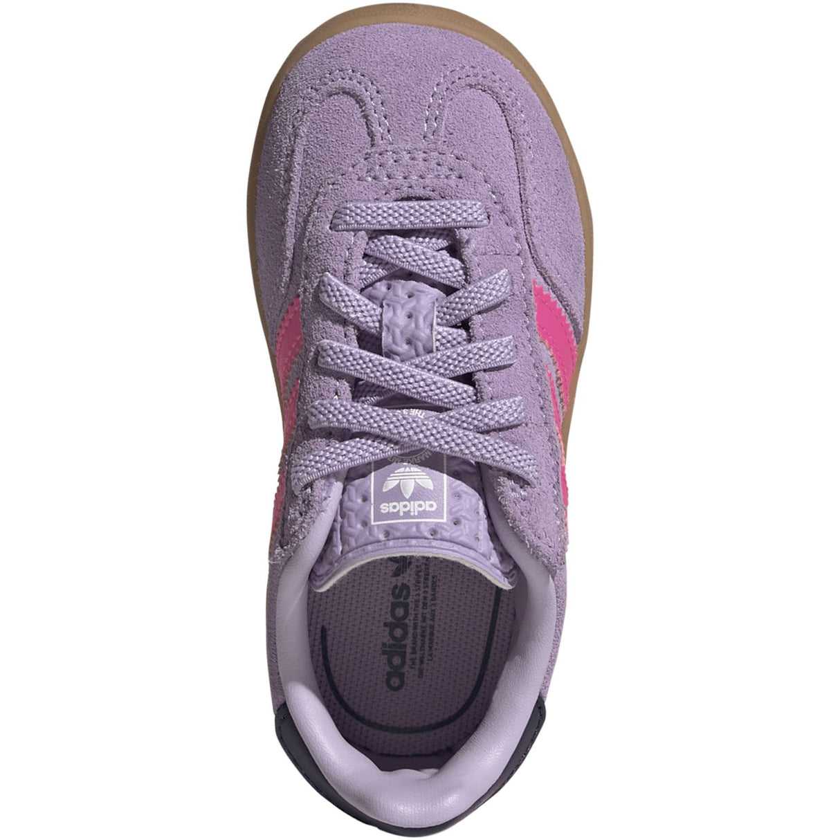adidas Originals Powder Plum/Lucid Pink/Gum 2 Gazelle Indoor Cf El I Sneakers