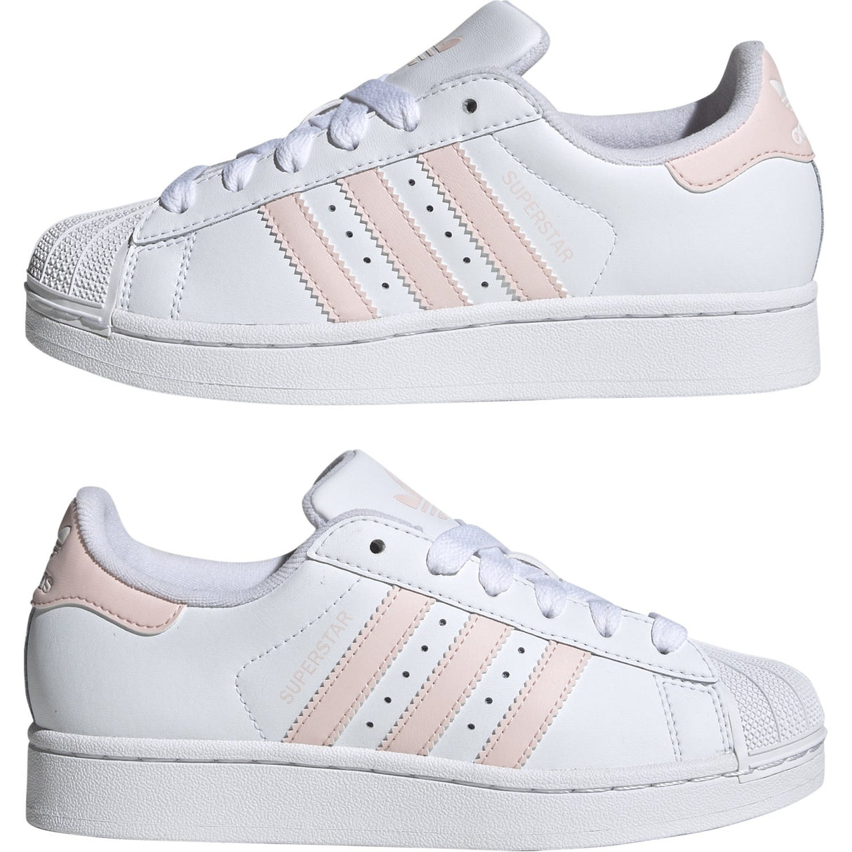 adidas Originals Ftwr White/Sandy Pink/Ftwr White Superstar Ii J Sneakers