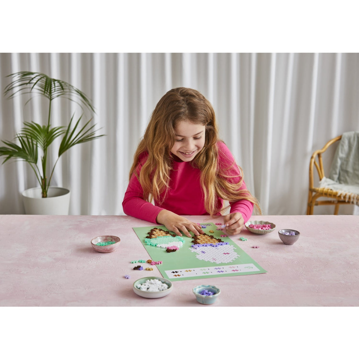 Plus-Plus Puslespill By Number Ice Cream Cones 250pcs